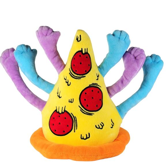 Meow Wolf Multi-Arm Pizza Pals Monster Plush,  Denver Poseable  9" Stuffed Toy - Picture 5 of 9